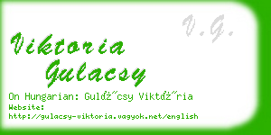 viktoria gulacsy business card